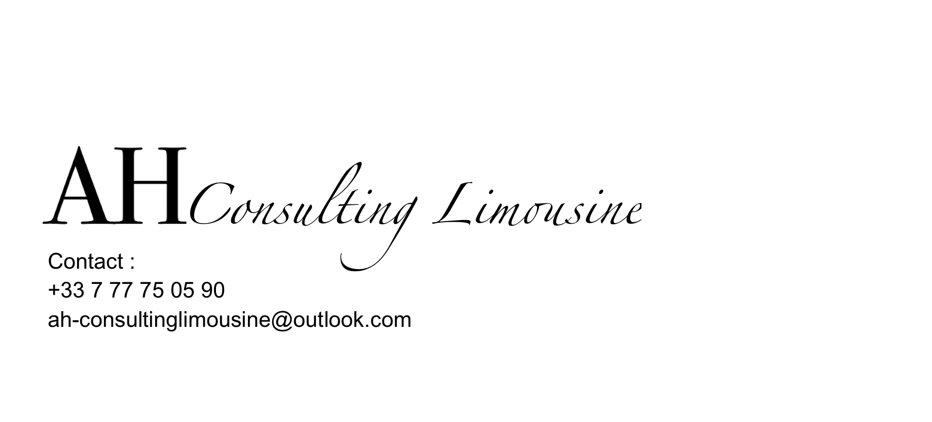 Ah-Consultin  Limousine